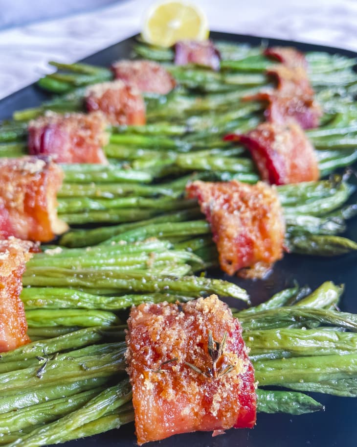 BaconWrapped Green Beans Recipe The Kitchn